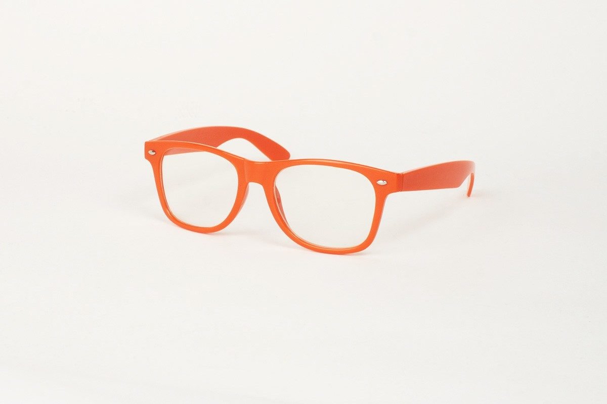 Wayfarer Clear Orange