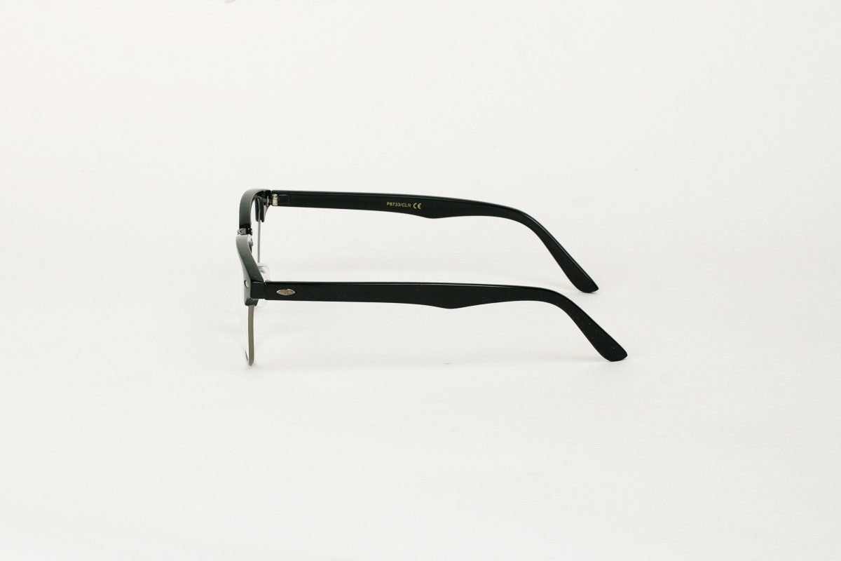 Wayfarer 60's Clear Svart-Silver