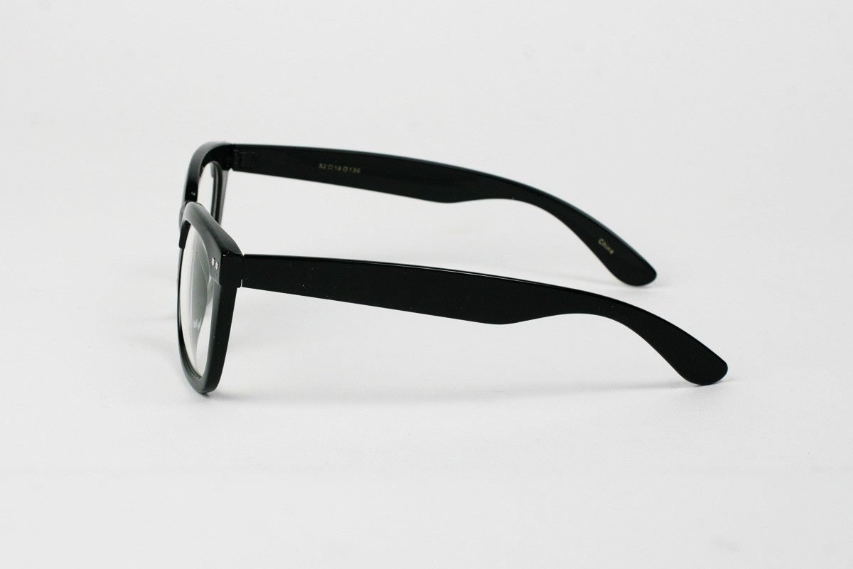 Wayfarer Brow Clear - Svart