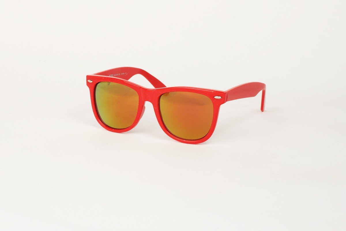 Wayfarer Large Revo Orange Röd