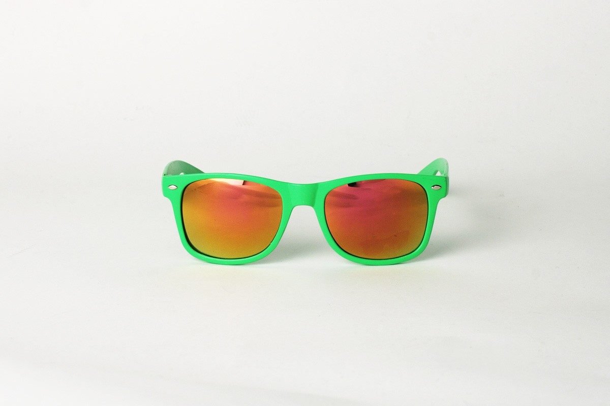 Wayfarer Neon Grön Gul